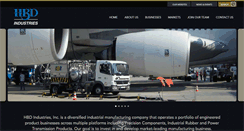 Desktop Screenshot of hbdindustries.com